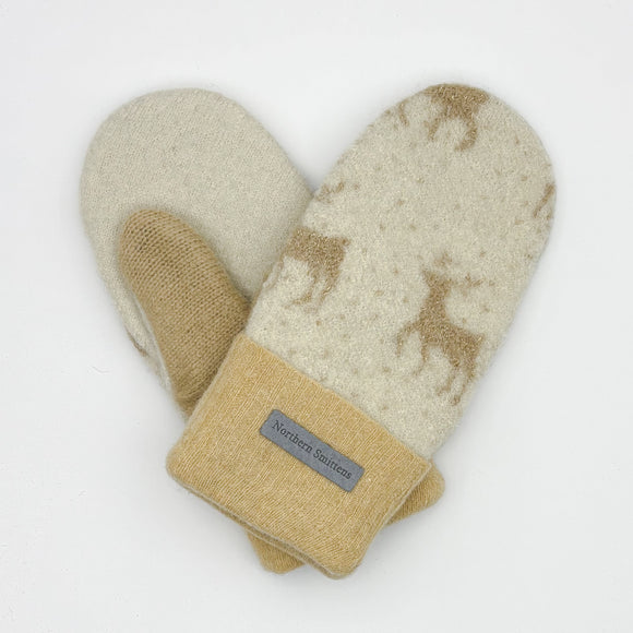Recycled Wool Sweater Mittens -  small