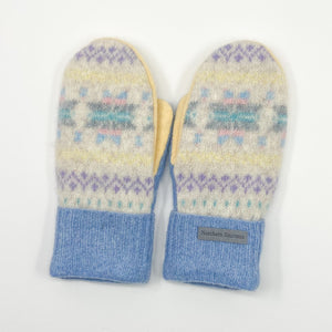 Recycled Wool Sweater Mittens -  small
