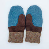 Recycled Wool Sweater Mittens - medium