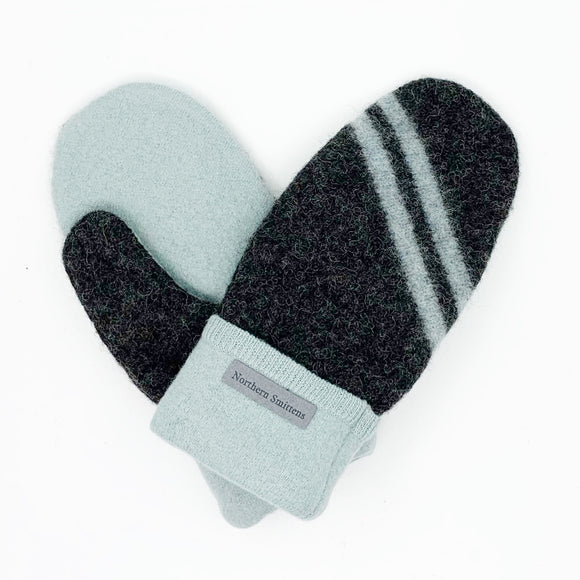 Recycled Wool Sweater Mittens - medium