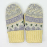 Recycled Wool Sweater Mittens - medium